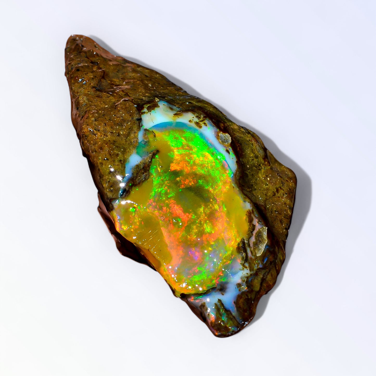 Classic Large Opal Rough 54.00 Carat Natural Ethiopian Opal Raw 41x25 MM