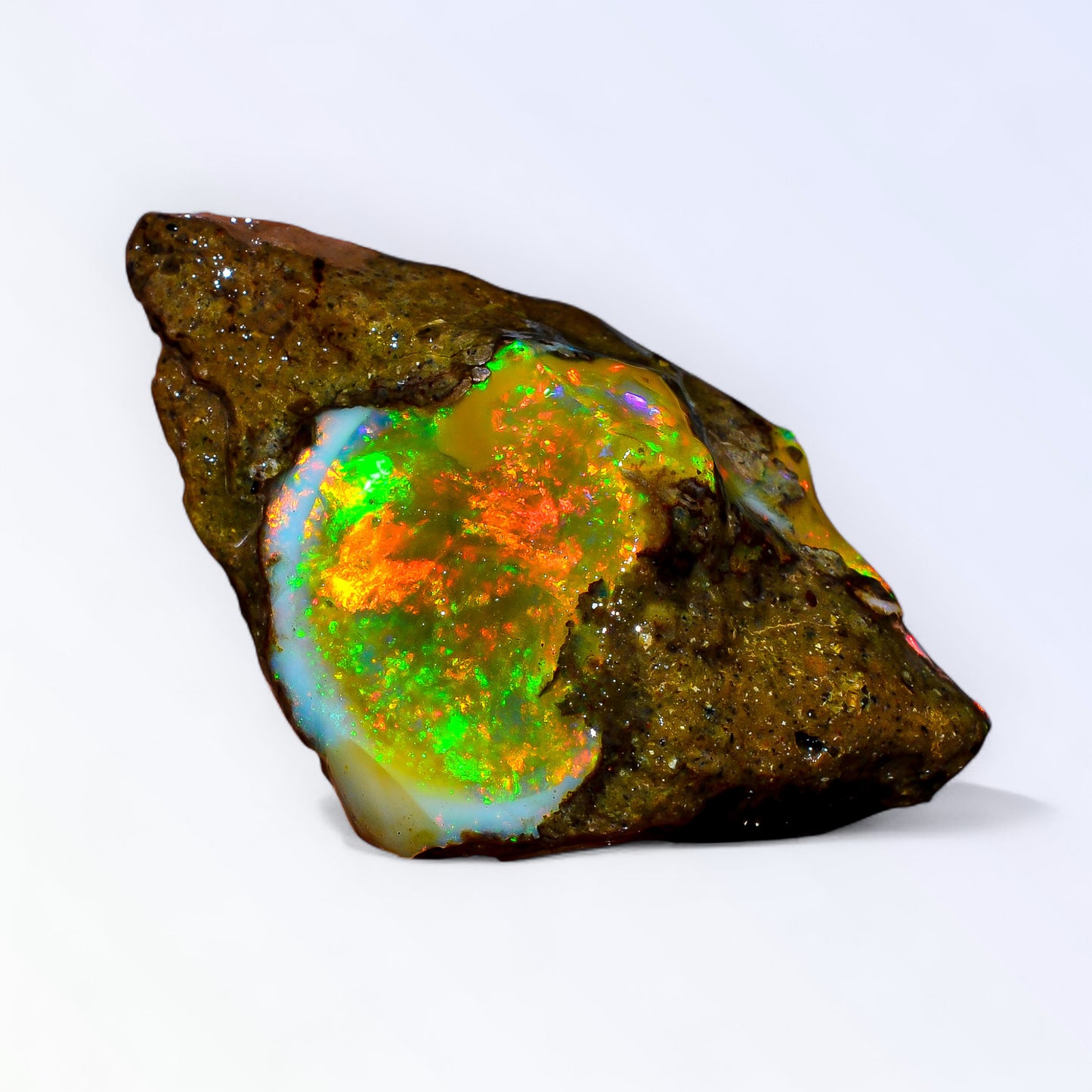 Classic Large Opal Rough 54.00 Carat Natural Ethiopian Opal Raw 41x25 MM