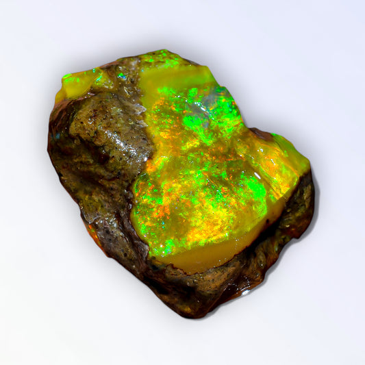 Classic Large Opal Rough 30.00 Carat Natural Ethiopian Opal Raw 25x19 MM