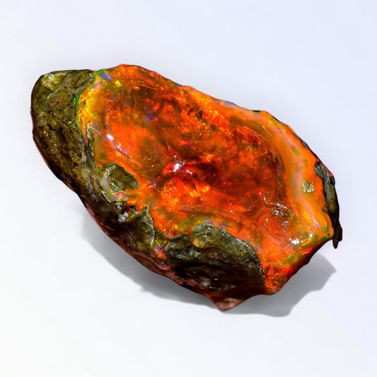 Classic Large Opal Rough 89.00 Carat Natural Ethiopian Opal Raw 41x26 MM