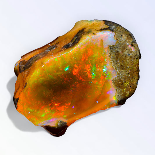 Classic Large Opal Rough 96.00 Carat Natural Ethiopian Opal Raw 40x26 MM