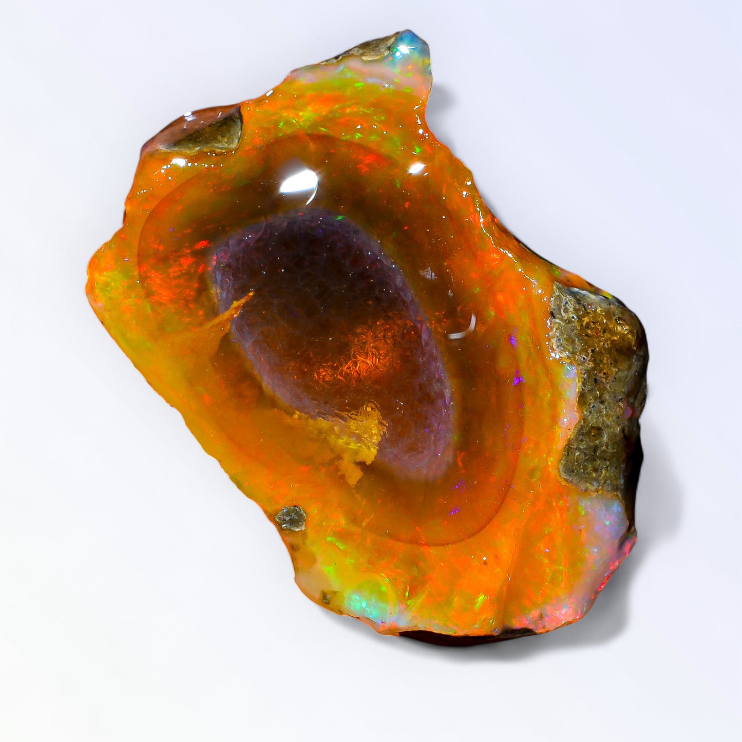 Classic Large Opal Rough 96.00 Carat Natural Ethiopian Opal Raw 40x26 MM