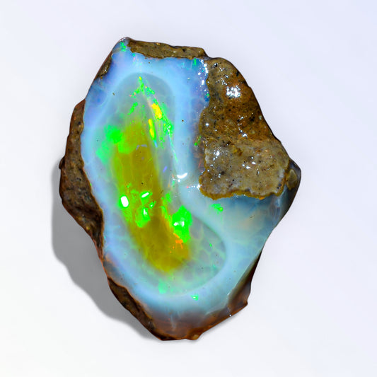 Classic Large Opal Rough 62.00 Carat Natural Ethiopian Opal Raw 35x26 MM