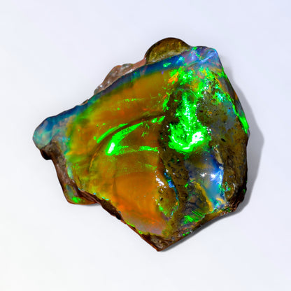 Classic Large Opal Rough 58.00 Carat Natural Ethiopian Opal Raw 32x28 MM