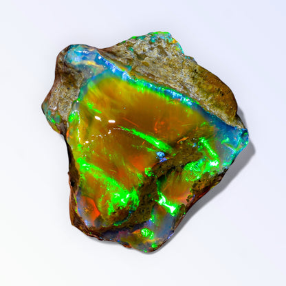 Classic Large Opal Rough 58.00 Carat Natural Ethiopian Opal Raw 32x28 MM