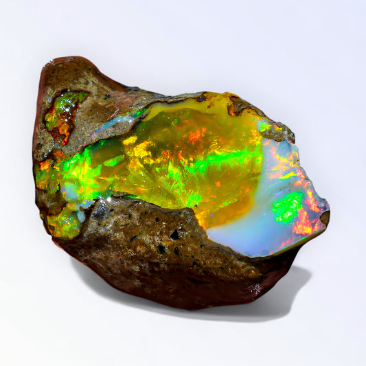 Classic Large Opal Rough 59.00 Carat Natural Ethiopian Opal Raw 38x24 MM
