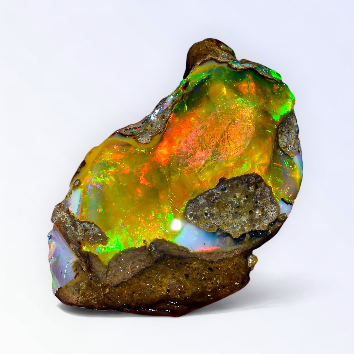 Classic Large Opal Rough 59.00 Carat Natural Ethiopian Opal Raw 38x24 MM