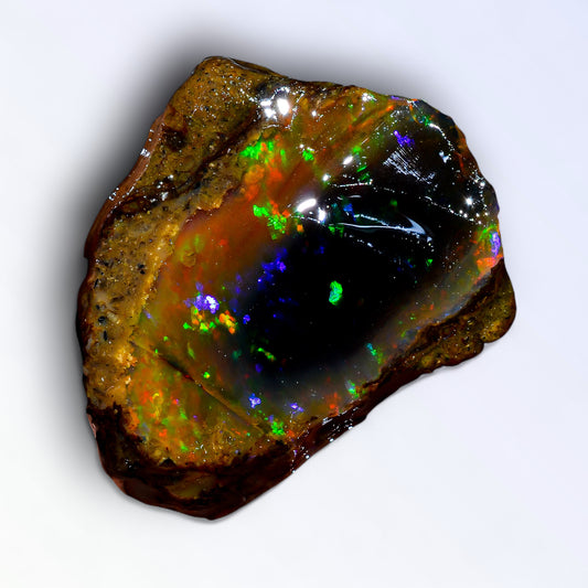 Classic Large Opal Rough 37.00 Carat Natural Ethiopian Opal Raw 33x27 MM