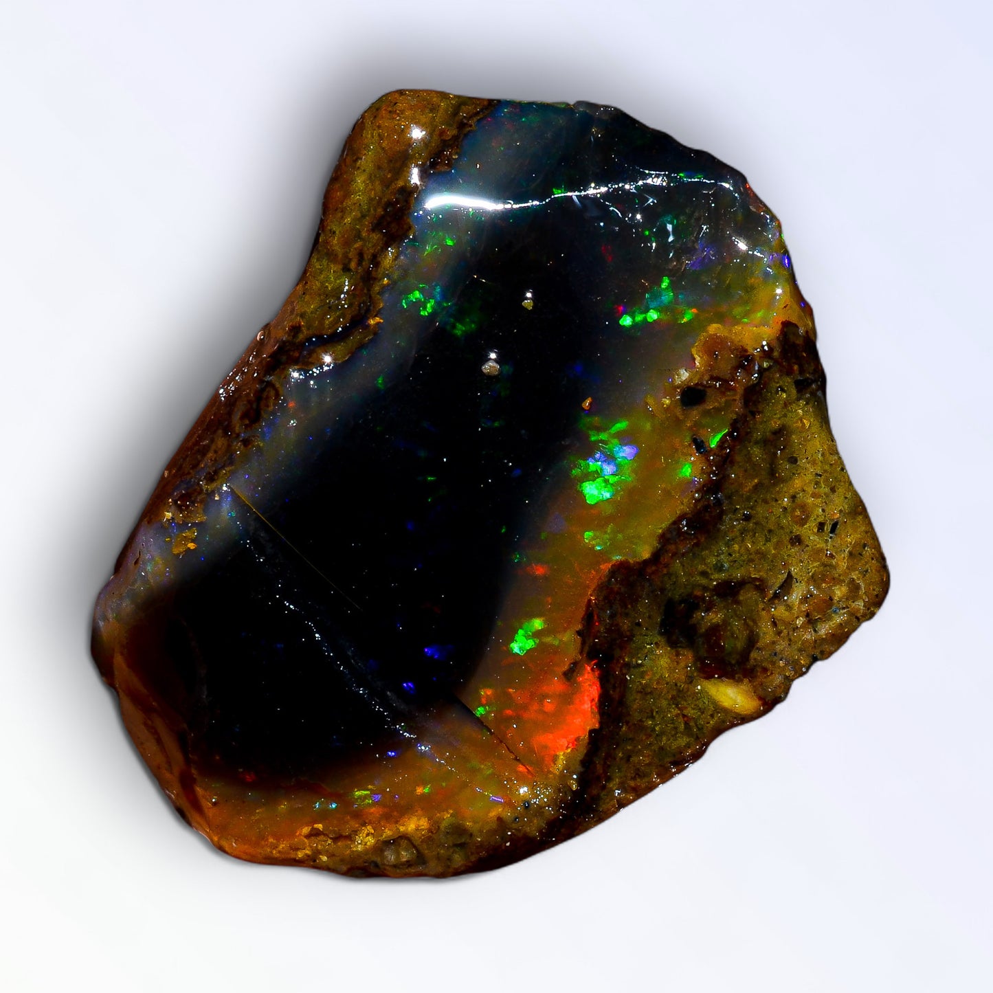 Classic Large Opal Rough 37.00 Carat Natural Ethiopian Opal Raw 33x27 MM