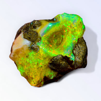 Classic Large Opal Rough 34.50 Carat Natural Ethiopian Opal Raw 24x20 MM