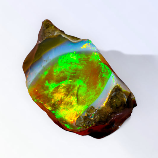 Classic Large Opal Rough 36.00 Carat Natural Ethiopian Opal Raw 26x20 MM
