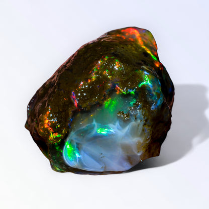 Classic Large Opal Rough 52.50 Carat Natural Ethiopian Opal Raw 24x23 MM