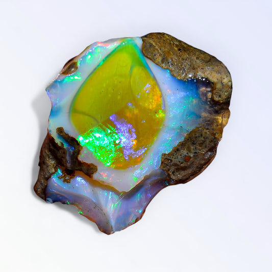 Fabulous Large Opal Rough 27.50 Carat Natural Ethiopian Opal Raw 25x22 MM