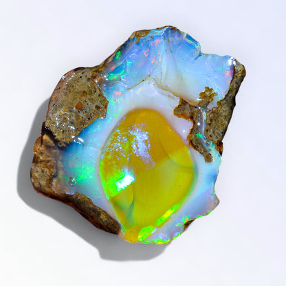 Fabulous Large Opal Rough 27.50 Carat Natural Ethiopian Opal Raw 25x22 MM
