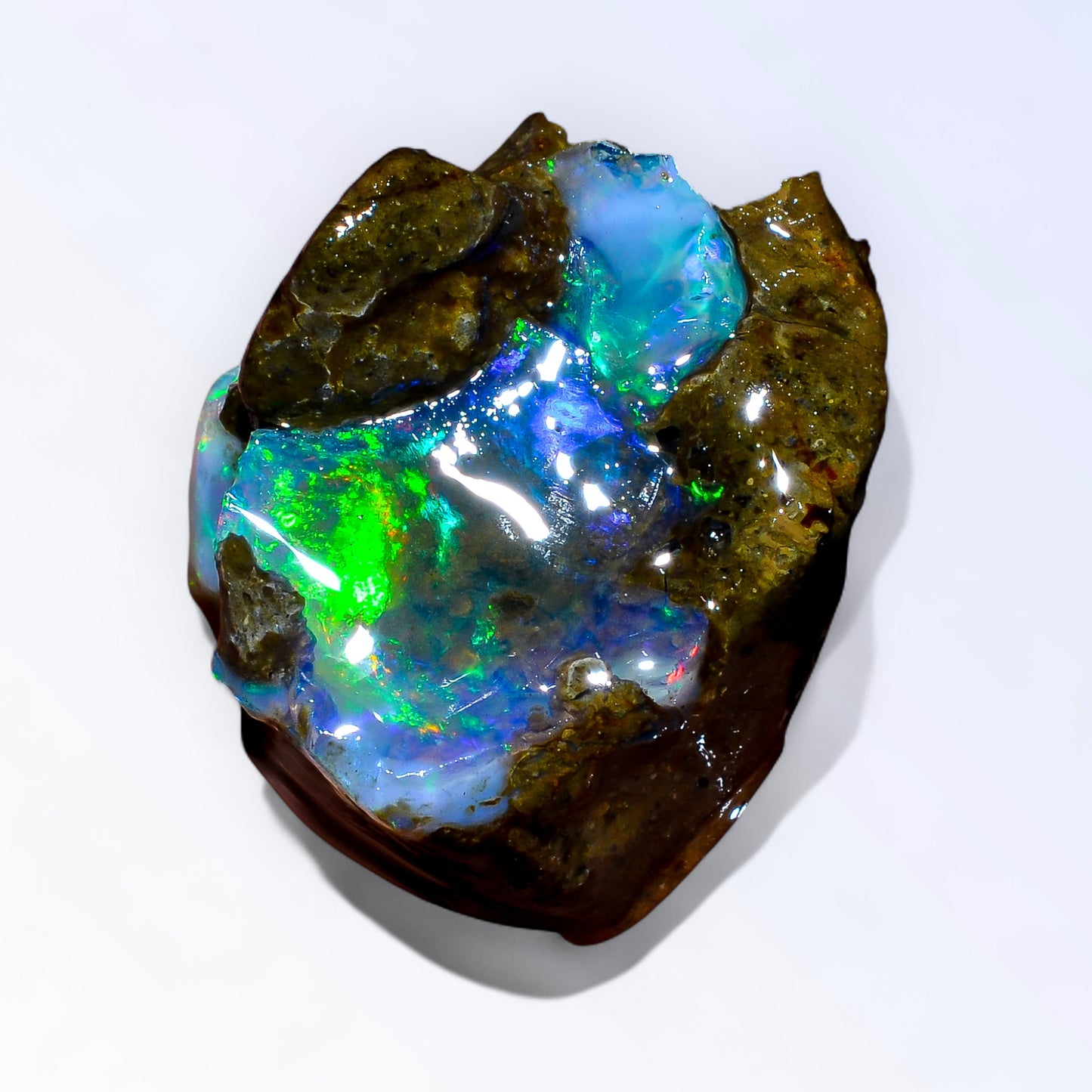 Gorgeous Large Opal Rough 22.00 Carat Natural Ethiopian Opal Raw 19x16 MM