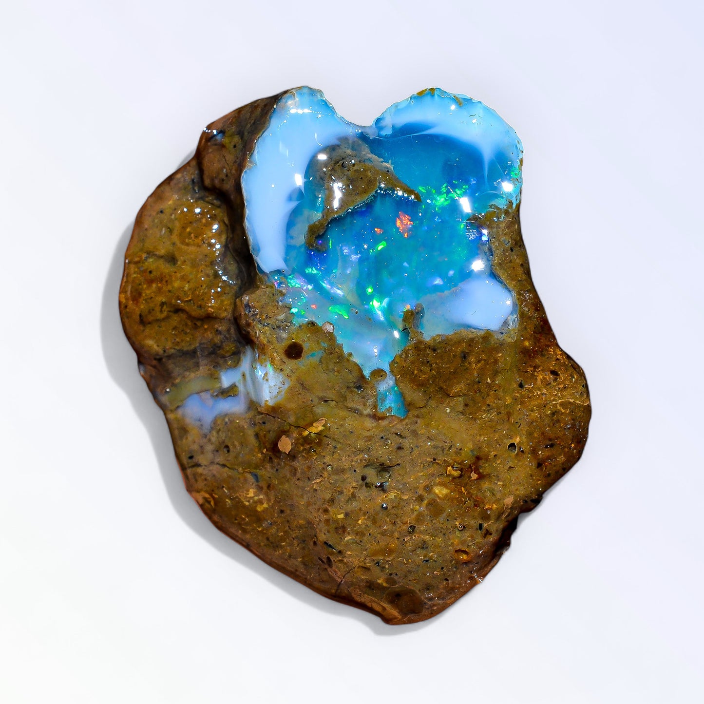 Immaculate Large Opal Rough 48.00 Carat Natural Ethiopian Opal Raw 35x30 MM