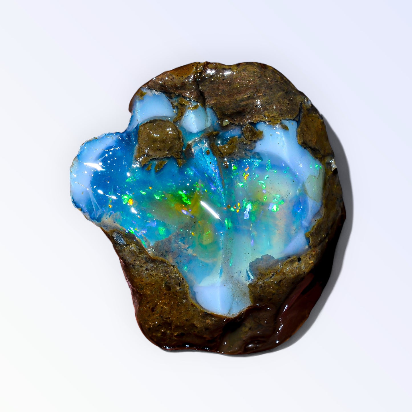 Immaculate Large Opal Rough 48.00 Carat Natural Ethiopian Opal Raw 35x30 MM