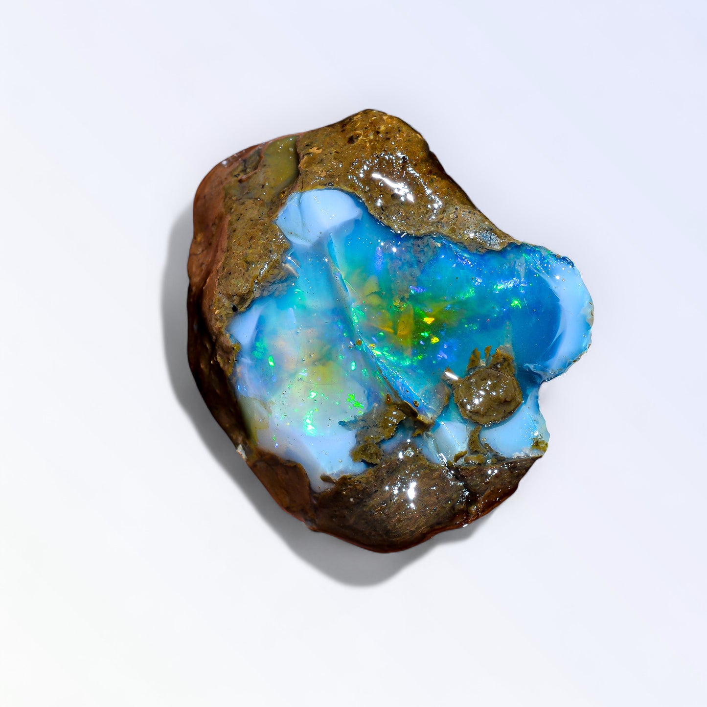Immaculate Large Opal Rough 48.00 Carat Natural Ethiopian Opal Raw 35x30 MM