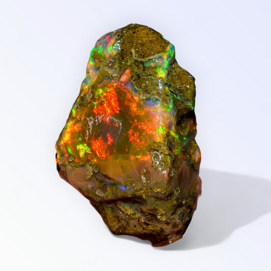Splendid Opal Rough 47.50 Carat Natural Ethiopian Opal Raw 37x27 MM