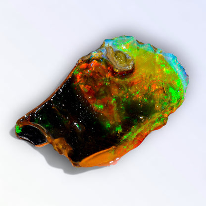 Stunning Opal Rough 31.50 Carat Natural Ethiopian Opal Raw 38x21 MM