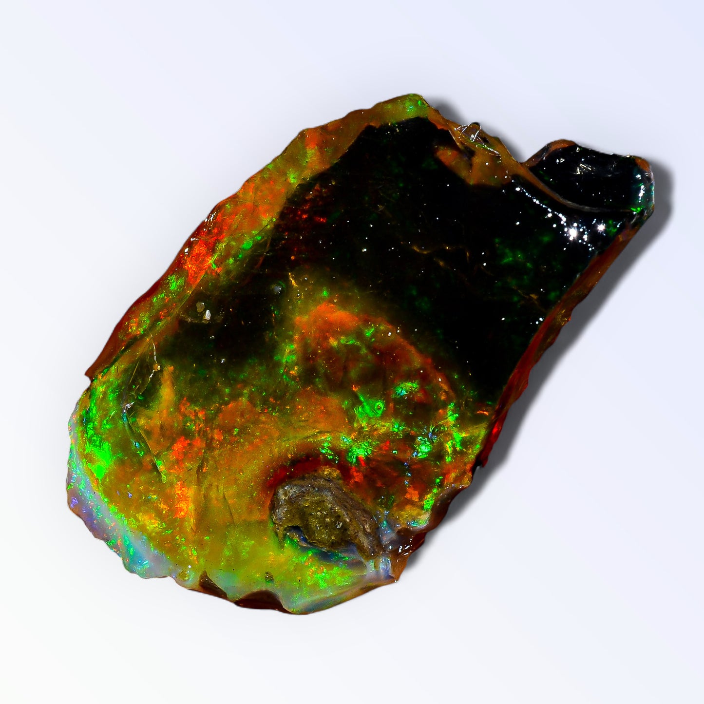 Stunning Opal Rough 31.50 Carat Natural Ethiopian Opal Raw 38x21 MM