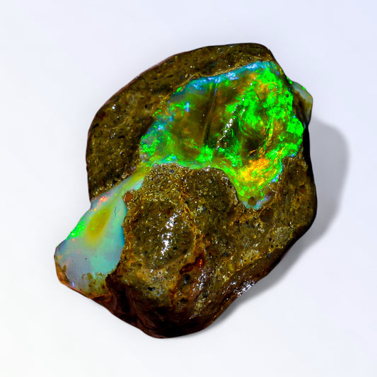 Amazing Opal Rough 43.00 Carat Natural Ethiopian Opal Raw 28x21 MM