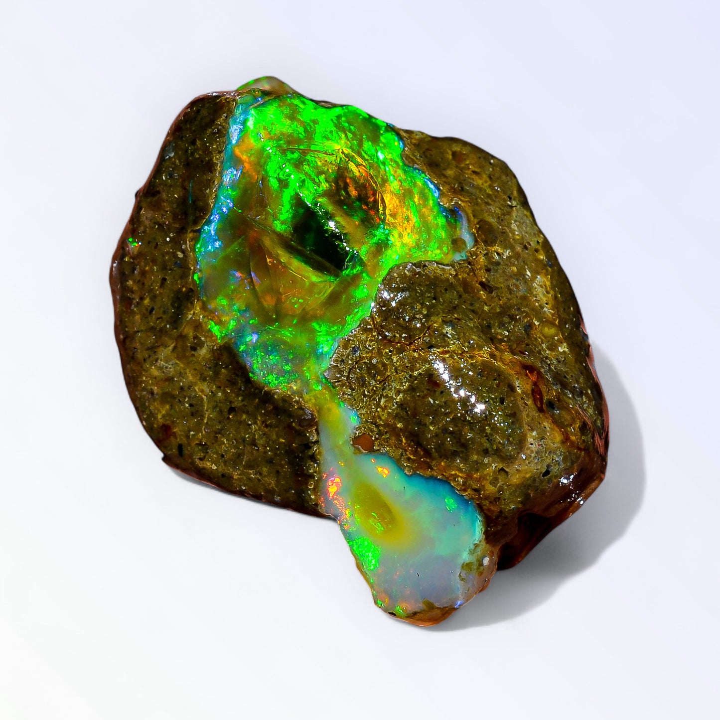 Amazing Opal Rough 43.00 Carat Natural Ethiopian Opal Raw 28x21 MM
