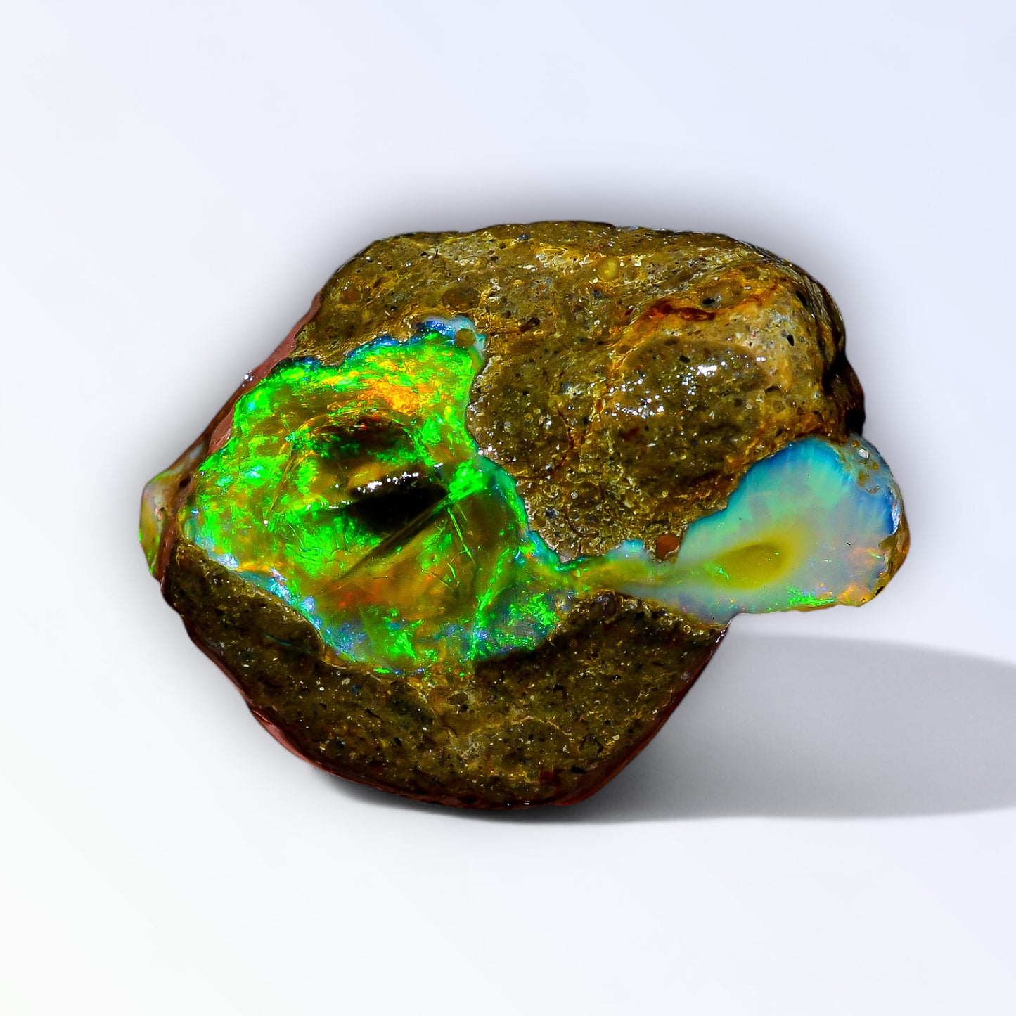 Amazing Opal Rough 43.00 Carat Natural Ethiopian Opal Raw 28x21 MM