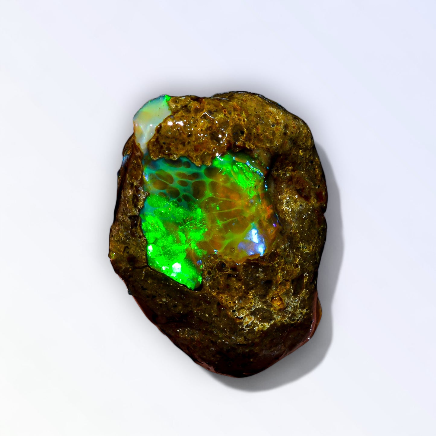 Amazing Opal Rough 43.00 Carat Natural Ethiopian Opal Raw 28x21 MM