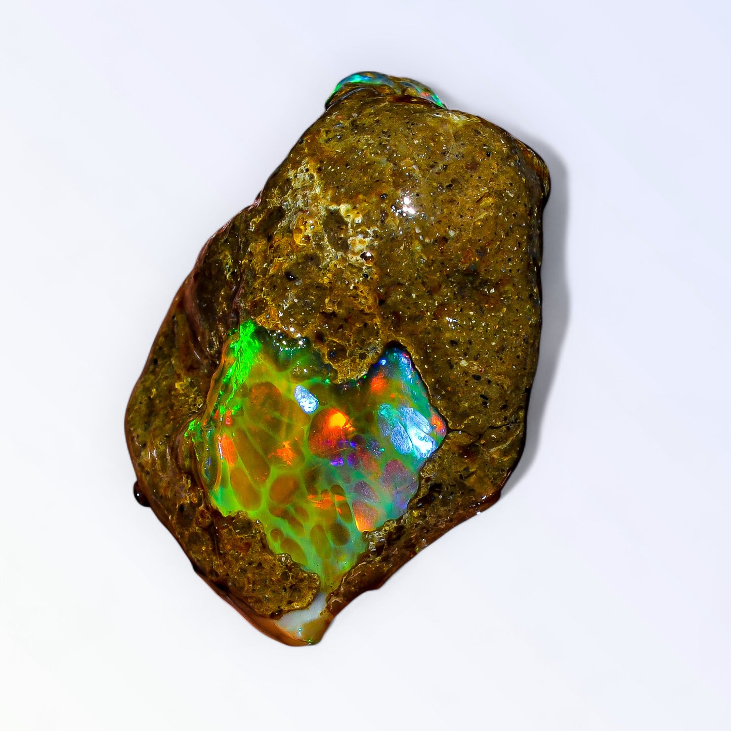 Amazing Opal Rough 43.00 Carat Natural Ethiopian Opal Raw 28x21 MM