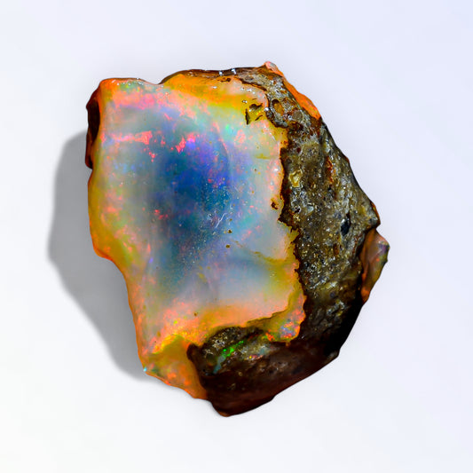 Classic Opal Rough 32.50 Carat Natural Ethiopian Opal Raw 30x21 MM