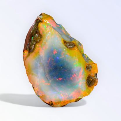 Classic Opal Rough 32.50 Carat Natural Ethiopian Opal Raw 30x21 MM