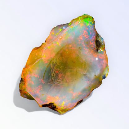 Classic Opal Rough 32.50 Carat Natural Ethiopian Opal Raw 30x21 MM
