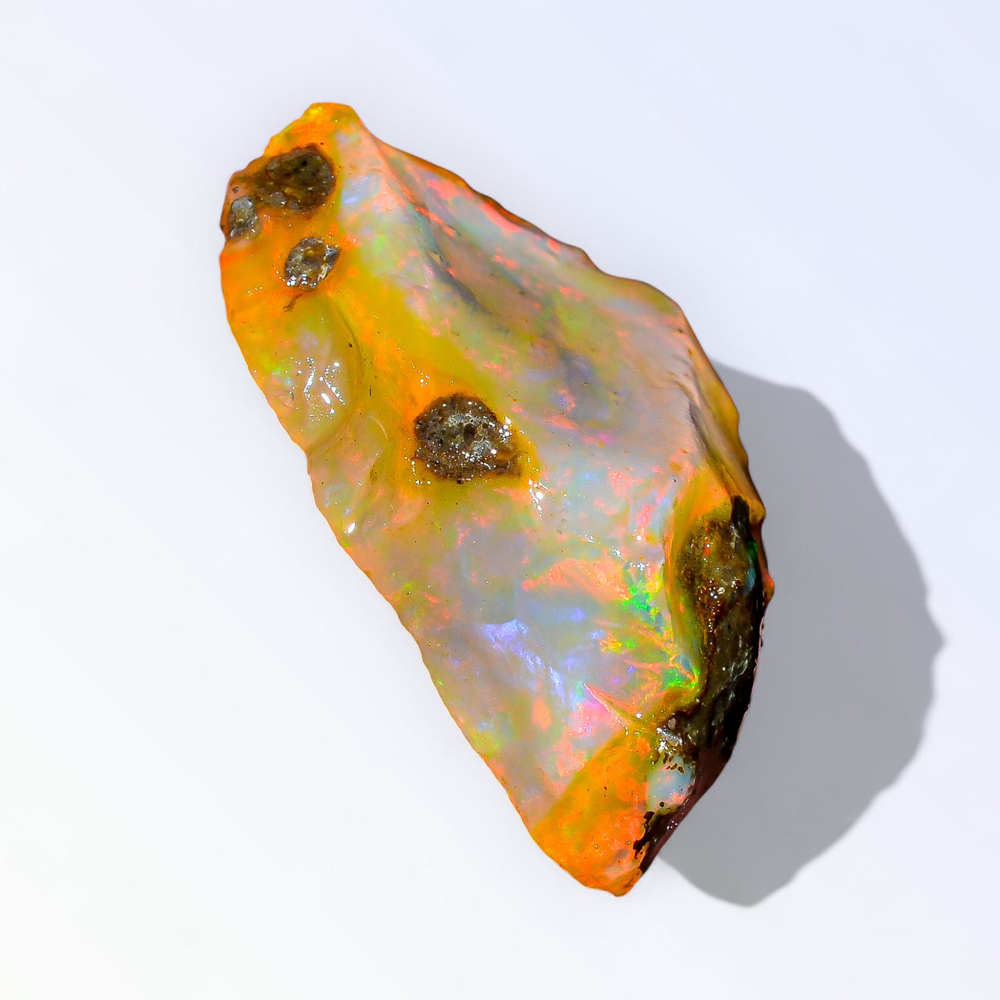 Classic Opal Rough 32.50 Carat Natural Ethiopian Opal Raw 30x21 MM