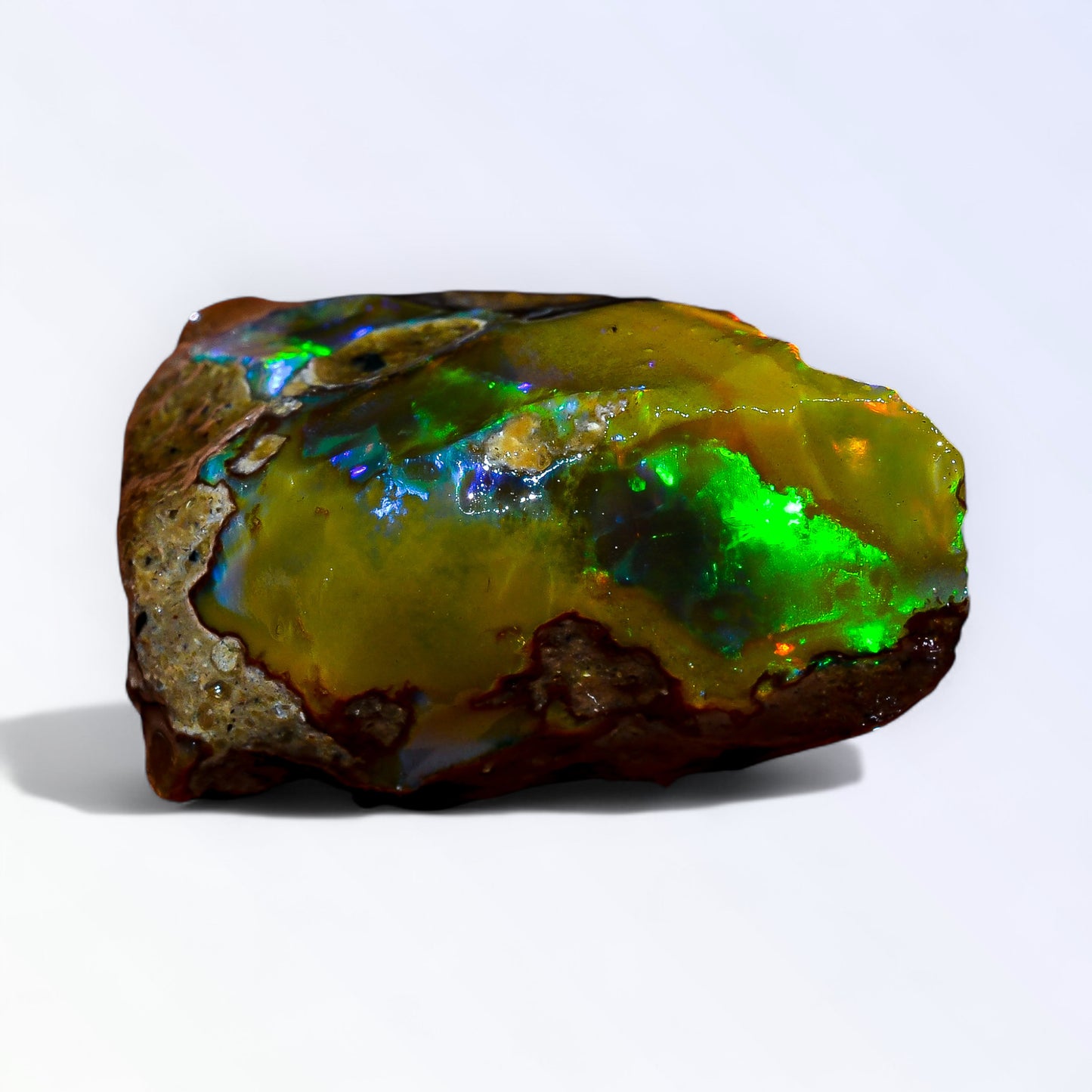 Excellent Opal Rough 49.00 Carat Natural Ethiopian Opal Raw 28x21 MM