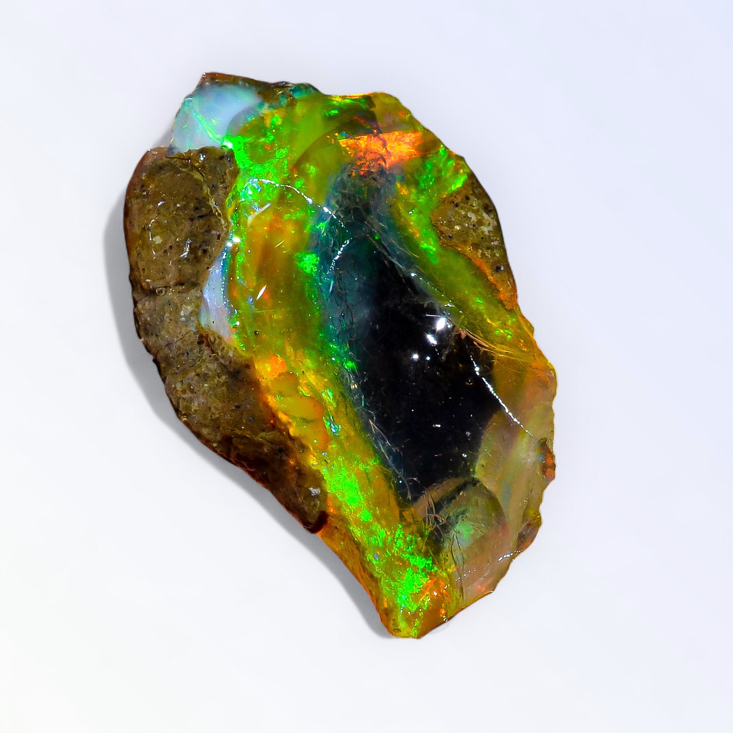 Gorgeous Opal Rough 17.00 Carat Natural Ethiopian Opal Raw 26x16 MM