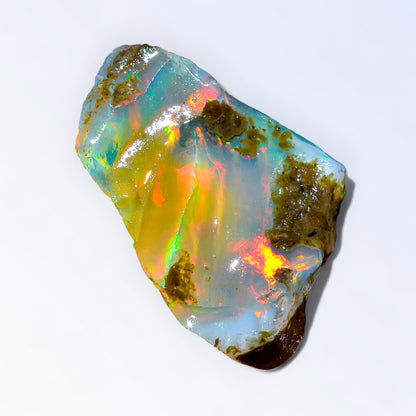 Immaculate Opal Rough 29.00 Carat Natural Ethiopian Opal Raw 28x19 MM
