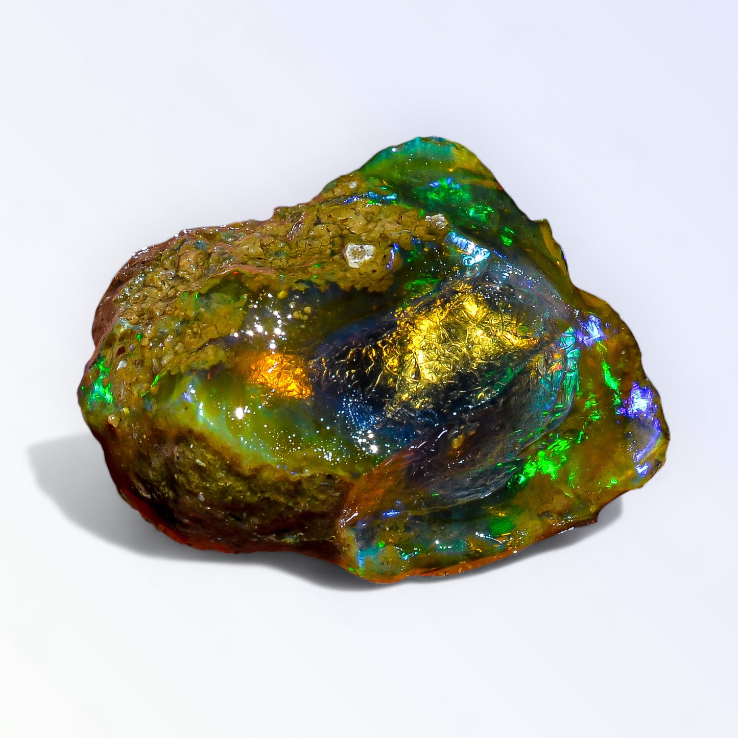 Incredible Opal Rough 18.50 Carat Natural Ethiopian Opal Raw 25x19 MM