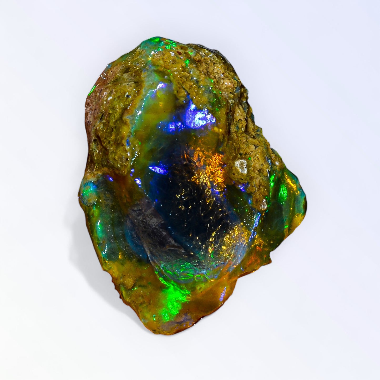 Incredible Opal Rough 18.50 Carat Natural Ethiopian Opal Raw 25x19 MM