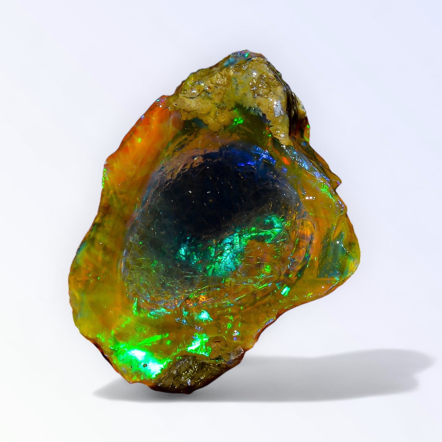 Incredible Opal Rough 18.50 Carat Natural Ethiopian Opal Raw 25x19 MM