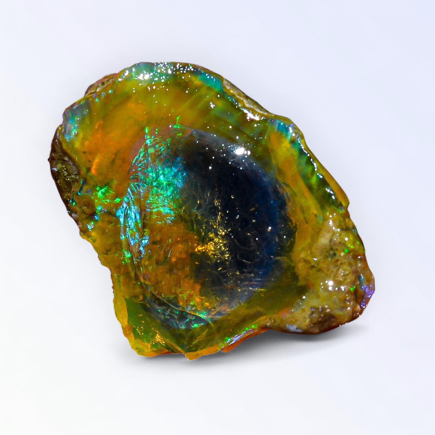 Incredible Opal Rough 18.50 Carat Natural Ethiopian Opal Raw 25x19 MM
