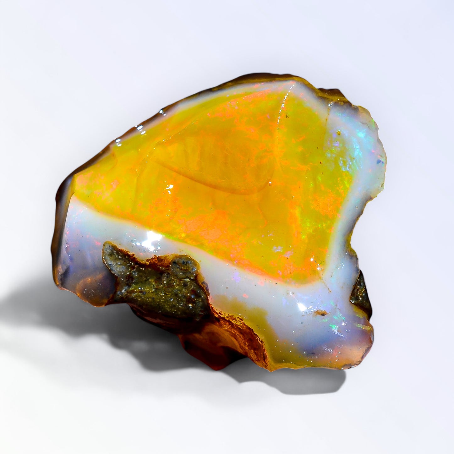 Outstanding Opal Rough 35.50 Carat Natural Ethiopian Opal Raw 29x24 MM