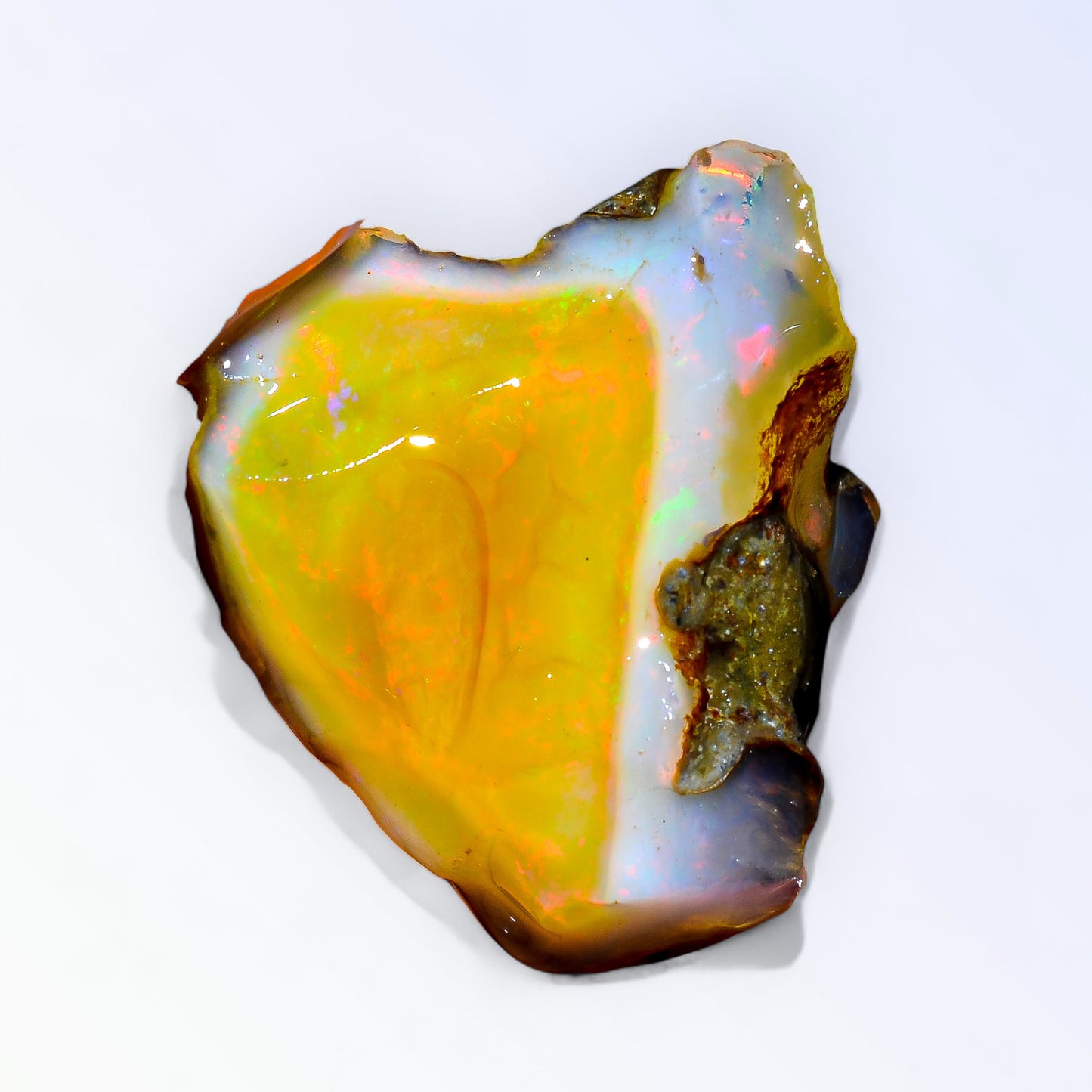 Outstanding Opal Rough 35.50 Carat Natural Ethiopian Opal Raw 29x24 MM