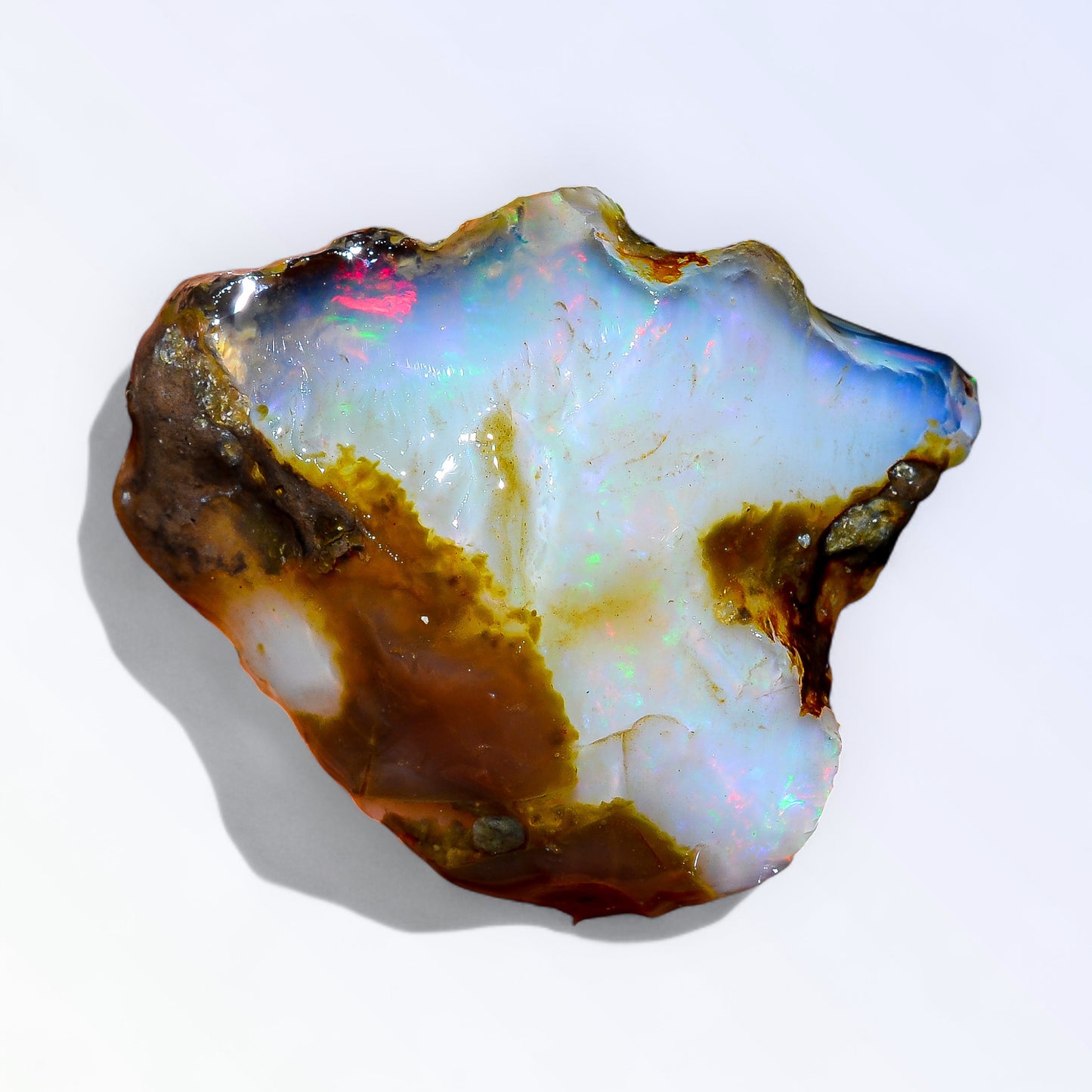 Outstanding Opal Rough 35.50 Carat Natural Ethiopian Opal Raw 29x24 MM
