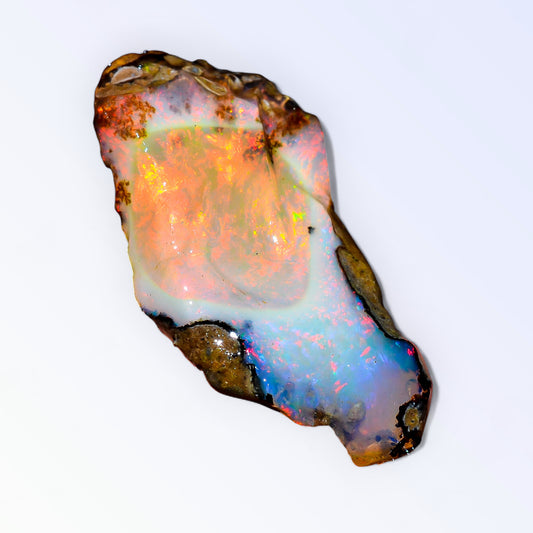 Splendid Opal Rough 21.50 Carat Natural Ethiopian Opal Raw 33x16 MM