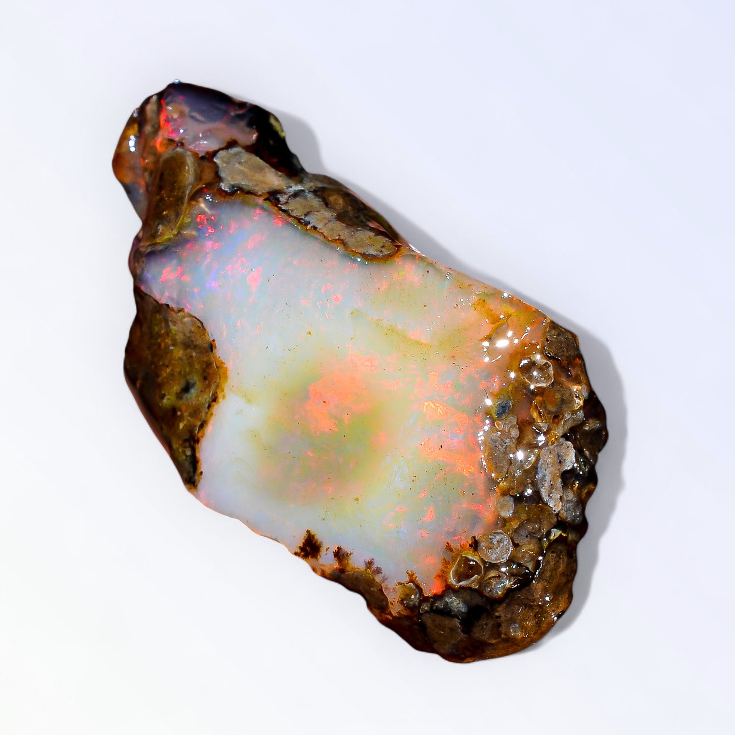Splendid Opal Rough 21.50 Carat Natural Ethiopian Opal Raw 33x16 MM