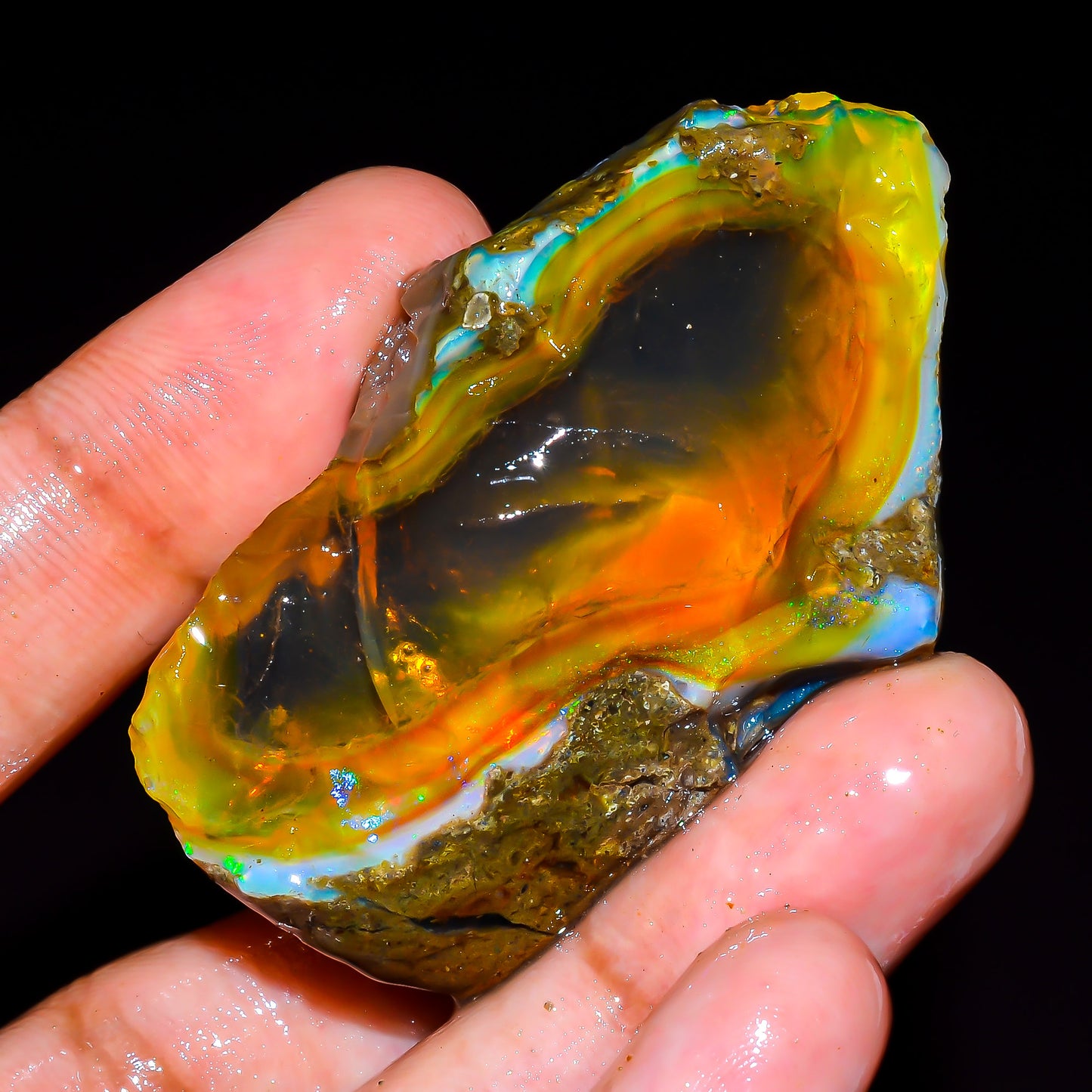 Opal Rough Specimen 107.00  Carat (10.2g) | 100% Natural Ethiopian Opal Raw
