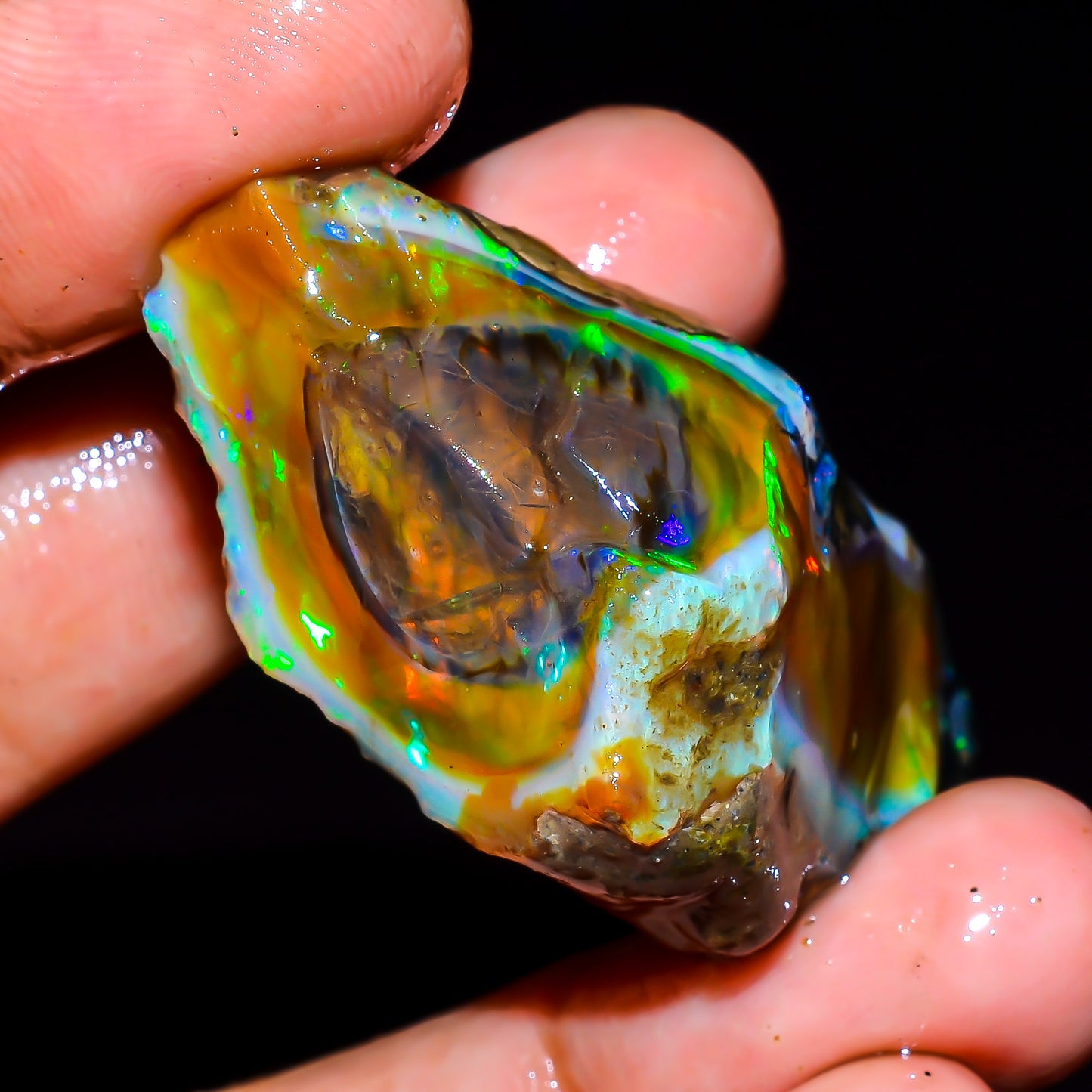 Opal Rough Specimen 77.00  Carat (15.4g) | 100% Natural Ethiopian Opal Raw