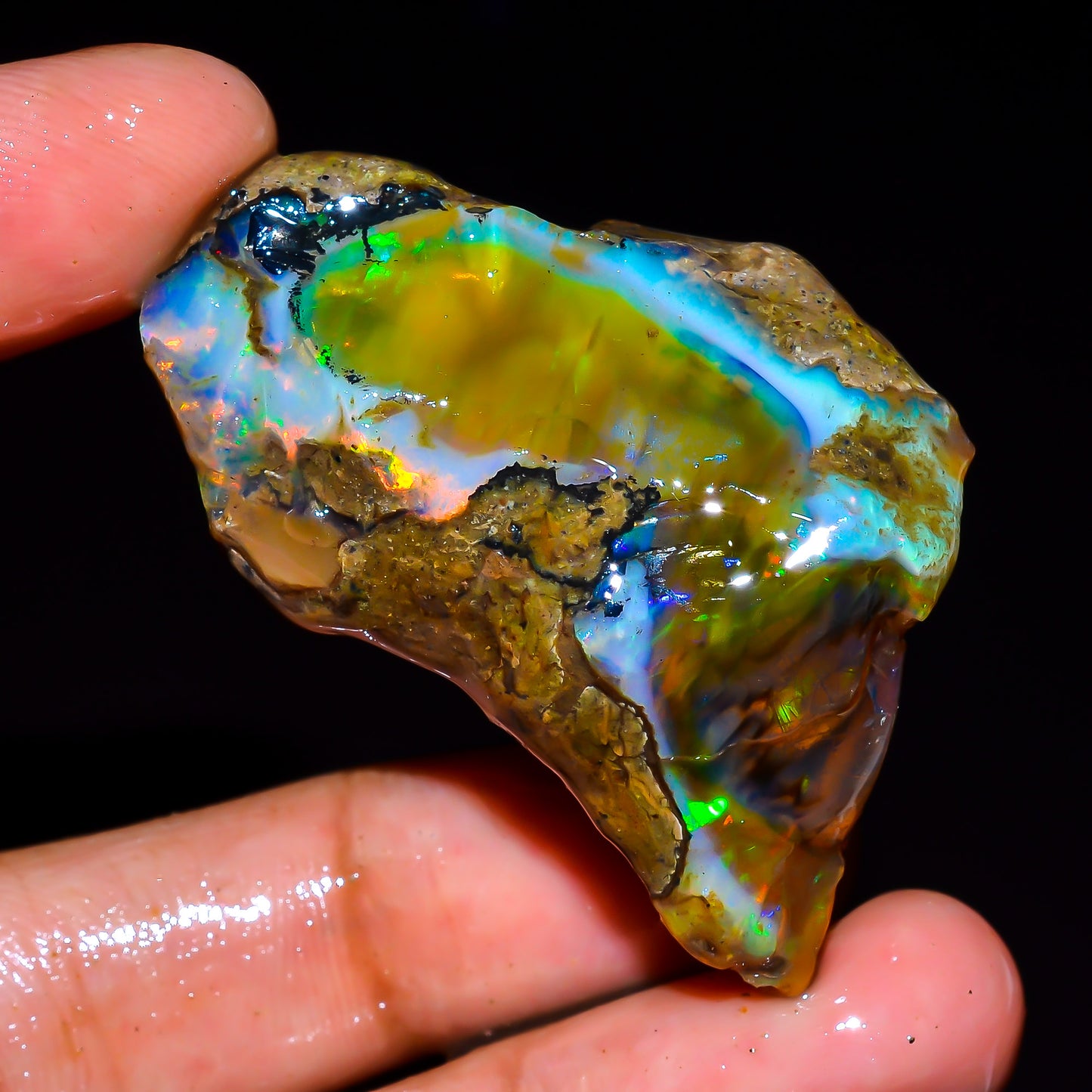 Opal Rough Specimen 77.00  Carat (15.4g) | 100% Natural Ethiopian Opal Raw