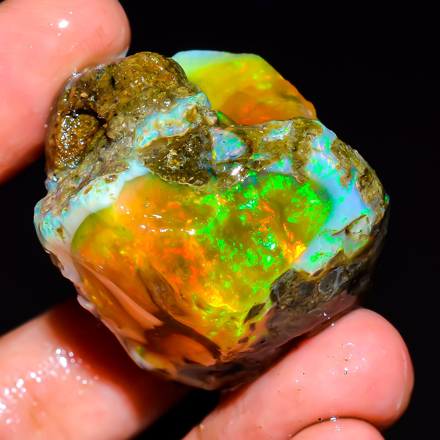 Opal Rough Specimen 128.00  Carat (25.6g) | 100% Natural Ethiopian Opal Raw